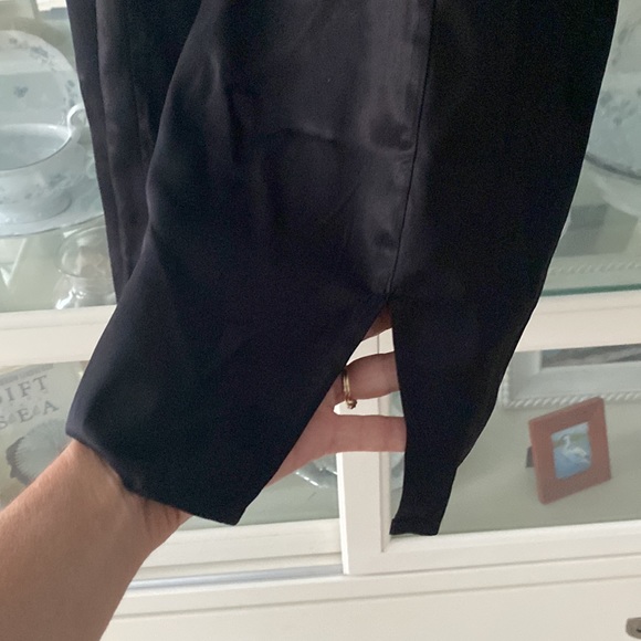 NWOT ASTR The Label Helen Rhinestone Strap Black Mini Dress - Picture 9 of 11